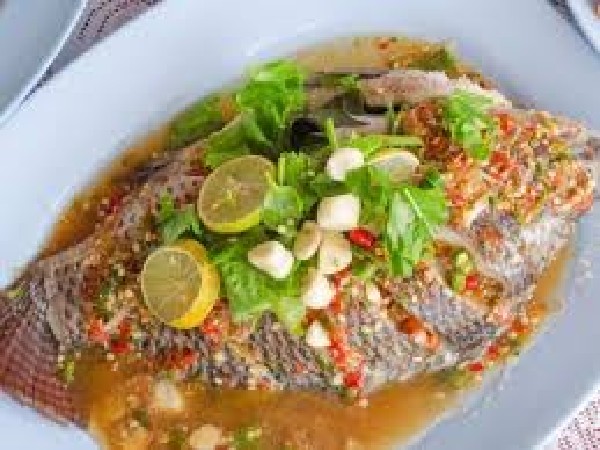 ปลานิลนึ่งมะนาว(ตัว)